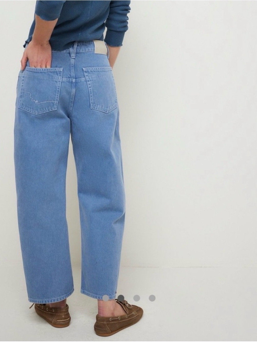 WE THE FREE DEEP TRANCE DROPPED BOYFRIEND JEANS OCEAN